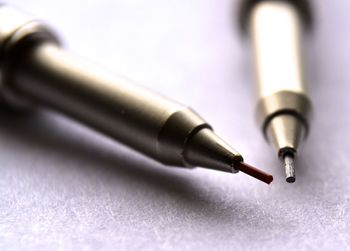 Close-up of pens