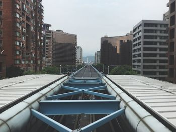 Modern cityscape against sky