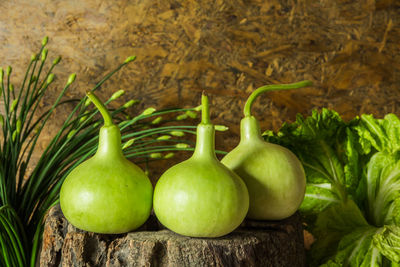 Close-up of fruits on table