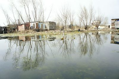 Built structure in water