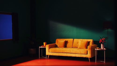 Empty chairs at home