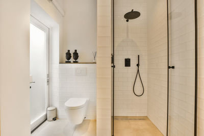 Interior of bathroom