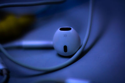 Close-up of electric lamp