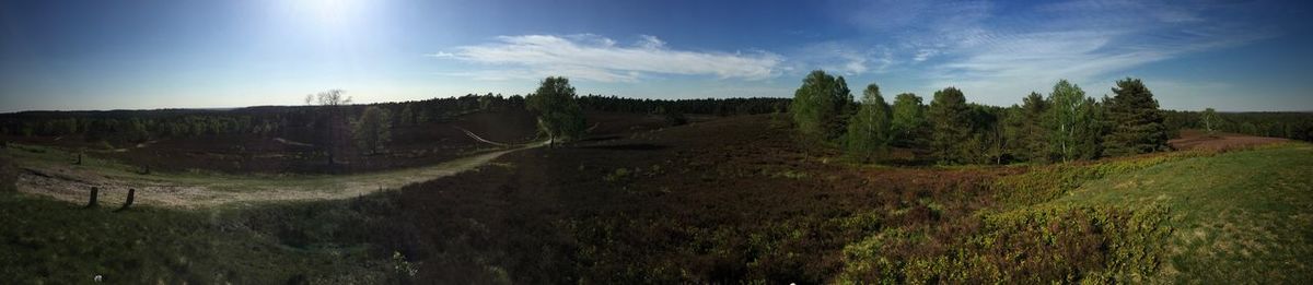 Panoramic view of landscape against sky