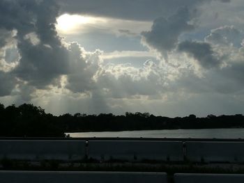 Scenic view of trees against sky