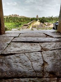 View of old ruin building