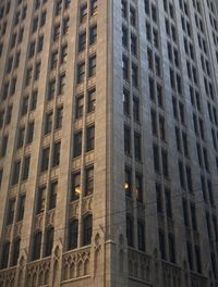 Low angle view of modern building in city