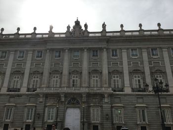 Low angle view of building facade