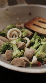 Close-up of vegetables in bowl