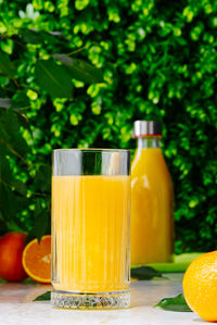 Close-up of drink on table