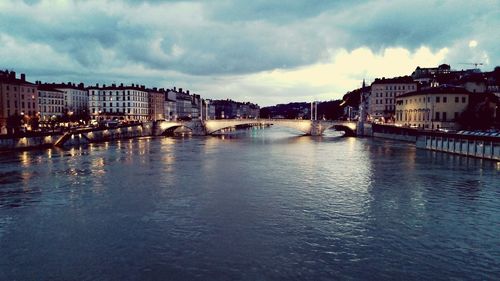 River with buildings in background