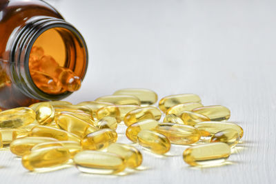 Close-up of drink on table