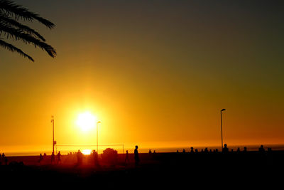 Sunset over sea