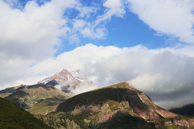 Rocky landscape against the sky