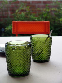 Close-up of drink on table