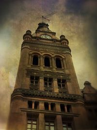 Low angle view of building against sky