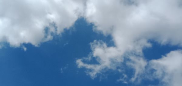 Low angle view of clouds in sky