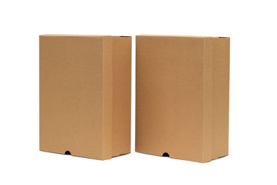 Close-up of open book against white background