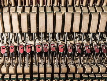 Full frame shot of piano keys