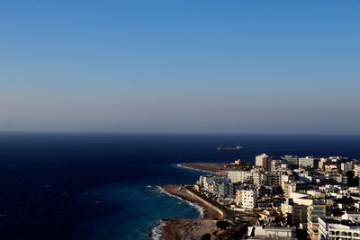 Rhodos town - aerial view