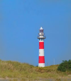 Lighthouse against clear sky