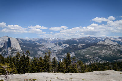 Scenic view of mountain range