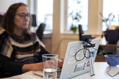 Woman working in office