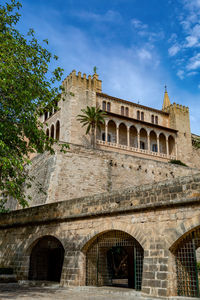 Low angle view of historical building