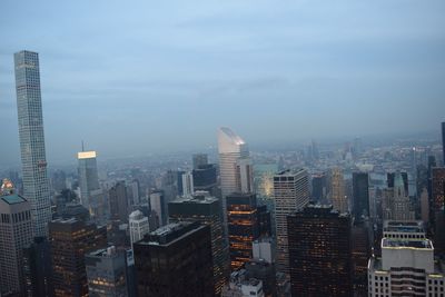 City skyline against sky