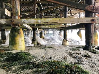 Below view of bridge over river