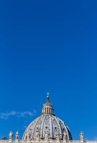 View of cathedral against blue sky