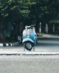 Man on road in city