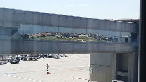 View of built structure in city