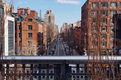 Panoramic view of city against sky