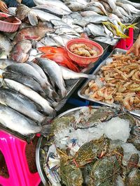 Close-up of fish for sale