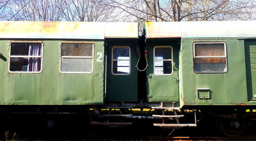 Train on railroad track