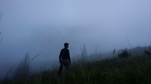 Full length of man against sky