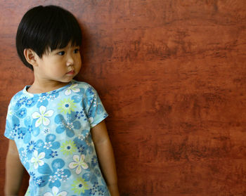 Portrait of cute baby girl