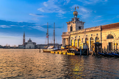 View of city at waterfront