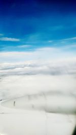 Aerial view of cloudscape