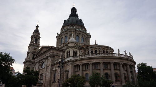 Low angle view of building against sky