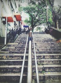 Low angle view of staircase