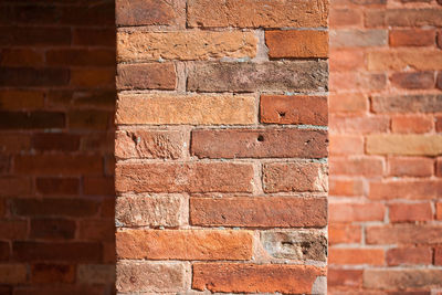 Full frame shot of brick wall