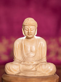 Close-up of buddha statue