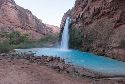 View of waterfall