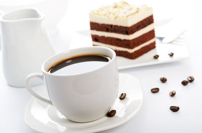 Close-up of coffee on table