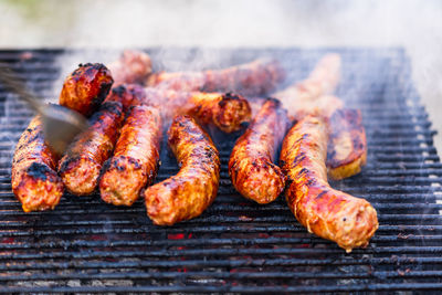 Close-up of food on cutting board