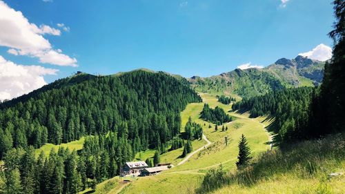 Panoramic view of landscape against sky