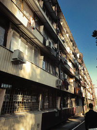 Low angle view of building against sky