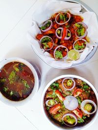 Close-up of salad in plate